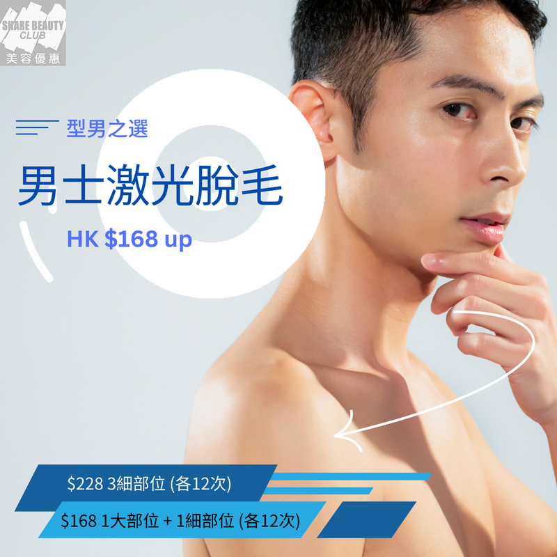 $168 808nm 男士激光脫毛｜快速 · 持久 · 無痛脫毛
